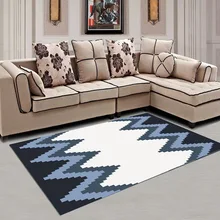 Простой журнальный столик в скандинавском стиле, ковер для гостиной, прикроватная тумбочка для спальни, прямоугольное, с принтом, современные коврики для дома