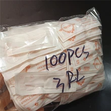 100 шт 3RL индивидуальная упаковка татуировки перманентный макияж бровей Губы одноразовые пластиковые наконечники насадки для игл поставка небольшого размера