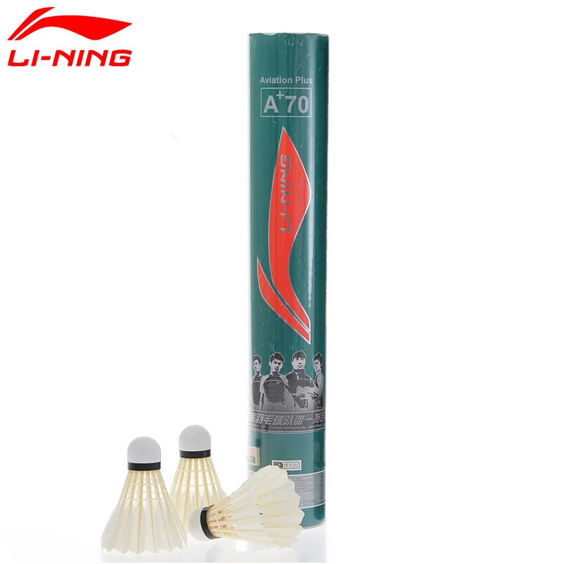 2tubes/lot Lining Badminton Shuttlecock A+70 Goose Feather Durable