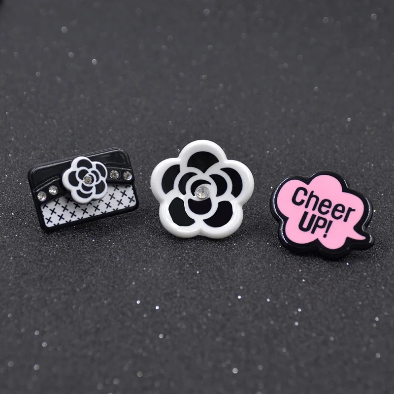 

fashion lychee 3pcs Fashion Metal Heart Flower Collar Pin Banquet Wedding Party Brooch Pin Women Jewelry
