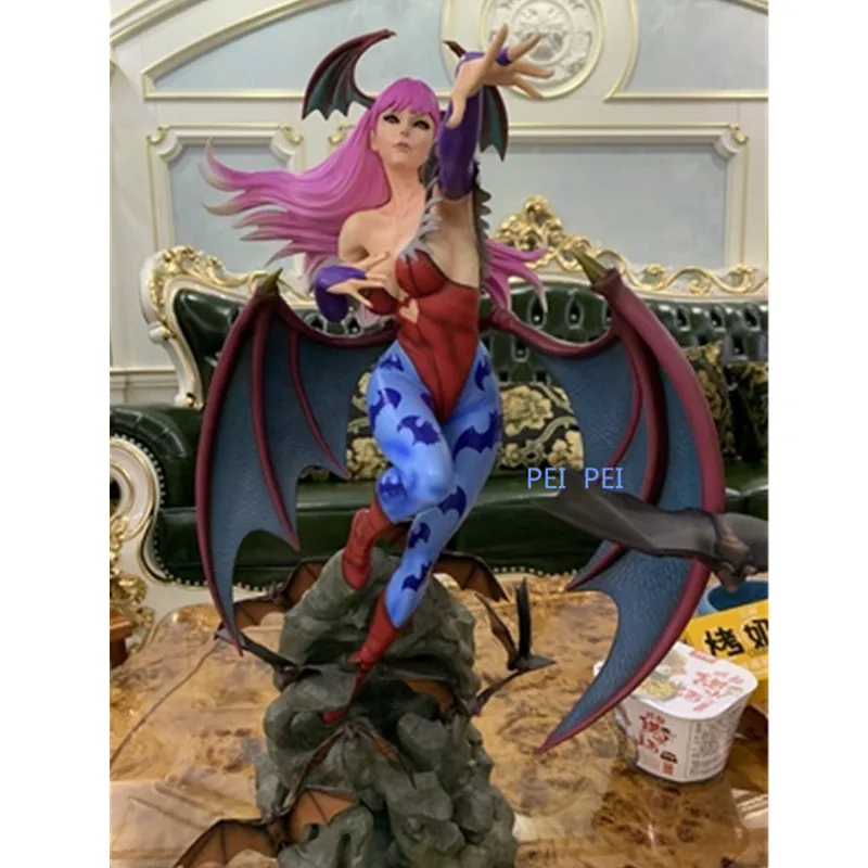 61 см Morrigan Aensland 1/4 статуя вампира суккуб полноразмерный портрет полистоун фигурка Коллекционная модель игрушечная коробка Q935