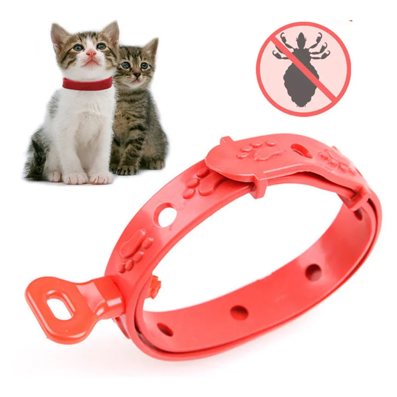 2 Size Adjustable Dog Cat Pest Control Collar Anti Flea Ticks