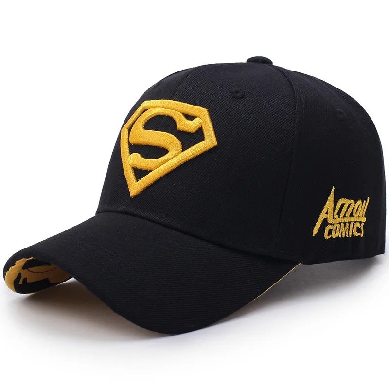 REEMONDE бейсболка s Супермен Бэтмен Snapback шапки мужские с вышивкой печати Кепки из хлопка хип хоп кепка с регулировкой размера для женщин Регулируемая