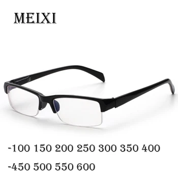

Blue film Retro business casual Simple economy Nearsighted Glasses Resin Nearsight men Shortsighted Myopia -1. 1.5 4.5 5 5.5 6