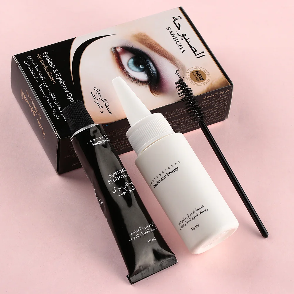 3 Color Eyebrow Eyelash Tint Cream Long Lasting Eye Makeup Dye Eyebrow Mascara Enhancer Tattoo Pen Waterproof Super Durable Set