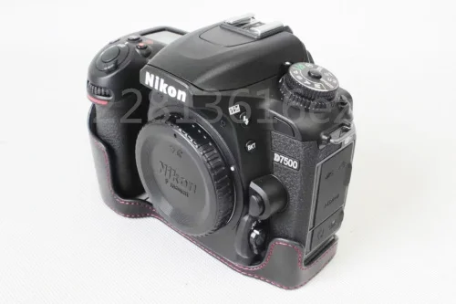 Новейший чехол для камеры Nikon D750 из искусственной кожи с отверстием для батареи