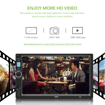 

High Quality Car Player 7 Inch Big Screen A4 GPS Reversing Rear View Bluetooth Player Car Player FM Radio
