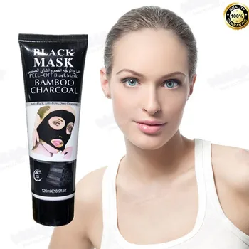 

Discounted 120ml/Tube Strong Suction Blackhead Charcoal Mask for Deep Cleansing Purifying Peel Acne Face Black Head Masks