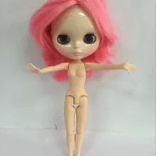 Цельная кукла без одежды Blyth кукла, розовые волосы фабрика кукла подходит для DIY Изменить игрушка BJD для девочек