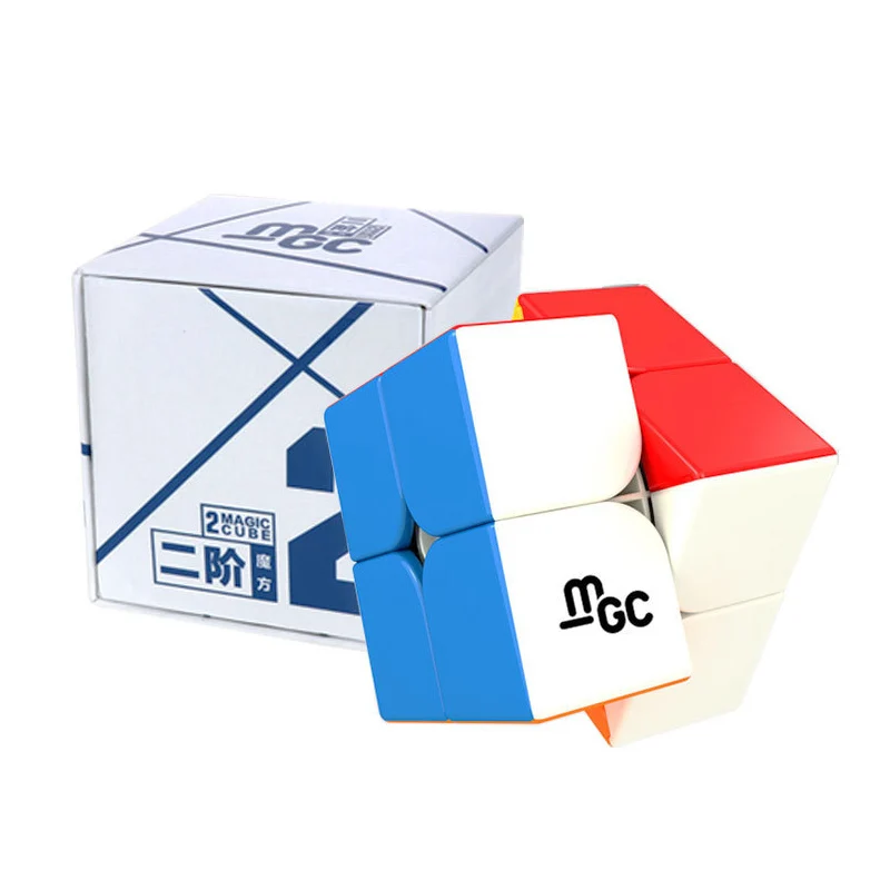 

YongJun MGC 2x2x2 Magnetic Speed Cube 2x2 M Magic Cubes Puzzle Game Cubo Magico 2*2*2 Neo Cube By Magnets Children's toys