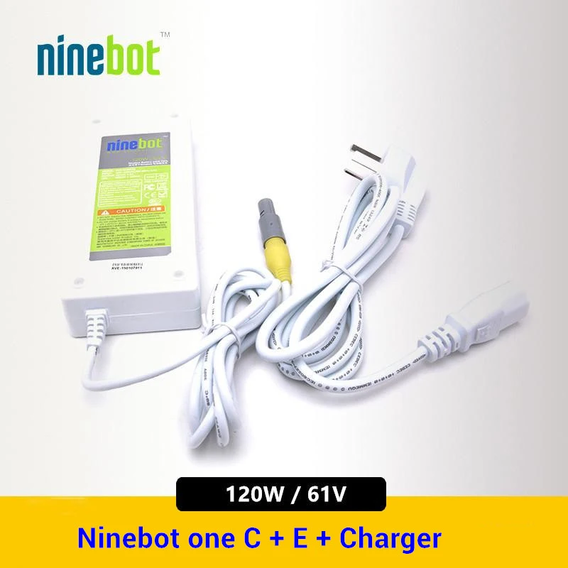 

Original charger for Xiaomi Balance car Ninebot one C+ E+ 120W 61V 1900mA White Electric unicycle Power Fast Charging adapter