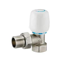 Латунь 1/" 3/4" " DN15 термостатический клапан радиатора прямого типа клапан контроля температуры система подогрева полов Тип угла