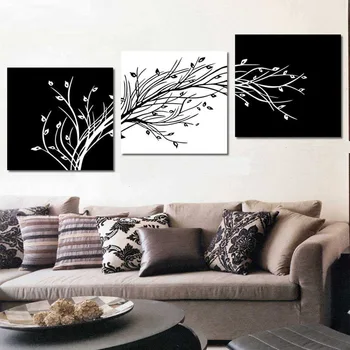

DIY Diamond Embroidery,5D Diamond painting Abstract black and white tree,Diamonds mosaic resin full rhinestone cross stitch