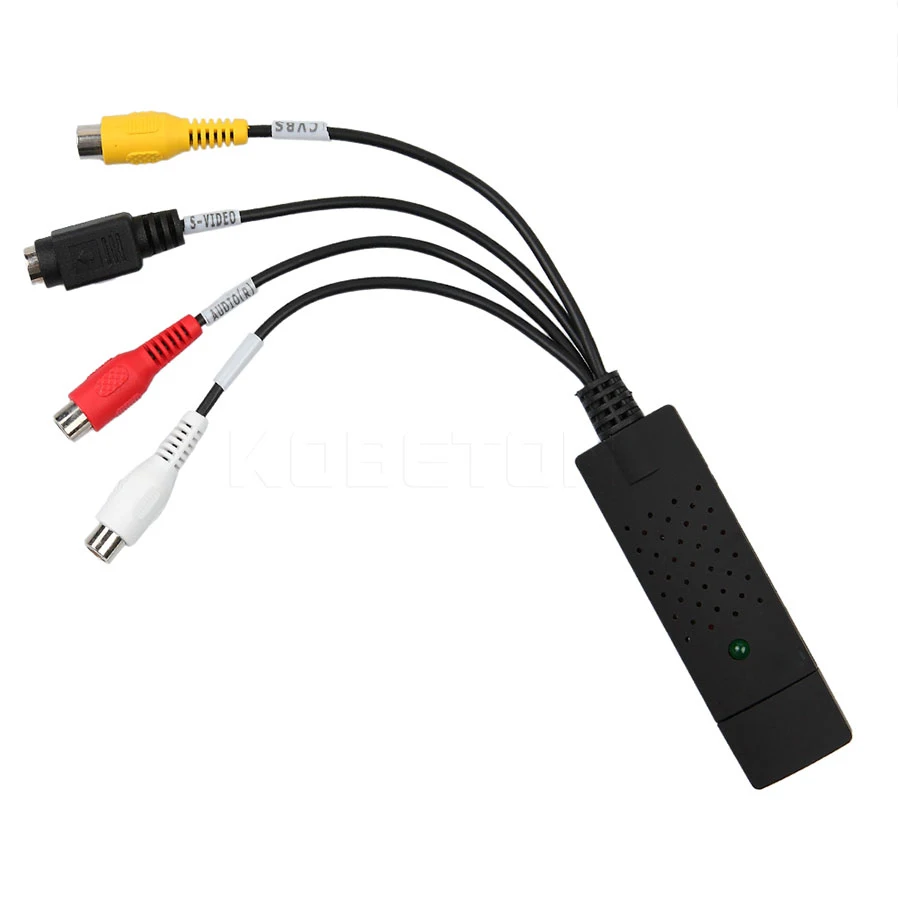 Адаптер видеозахвата Kebidu USB 2 0 ТВ DVD VHS Captura ДЕО карта Аудио AV для компьютера