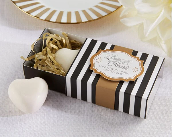 

New Arrival Factory Directly Sale Wedding Favor "Open Your Heart" Classic Heart Scented Soap Favors Party Decoration Baby Show