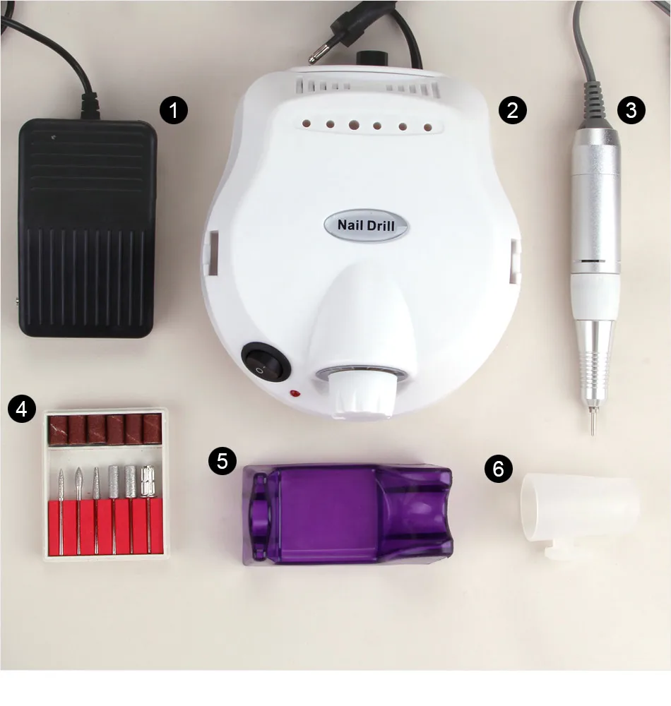 30000 об./мин. Профессиональный аппарат для комплект маникюр педикюр Электрические ногтей сверло Set шлифовальные инструменты пилочка для ногтей резак