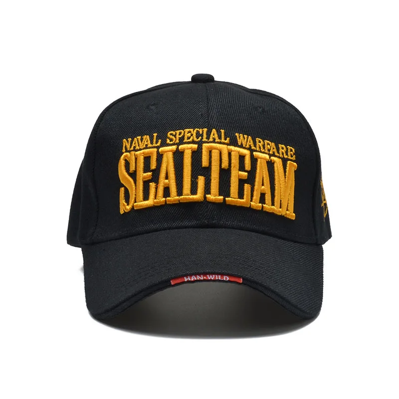 Тактическая Кепка с объемной вышивкой Sealteam с надписью Snapback, кепка Casquette Homme, хлопковая кепка с узором