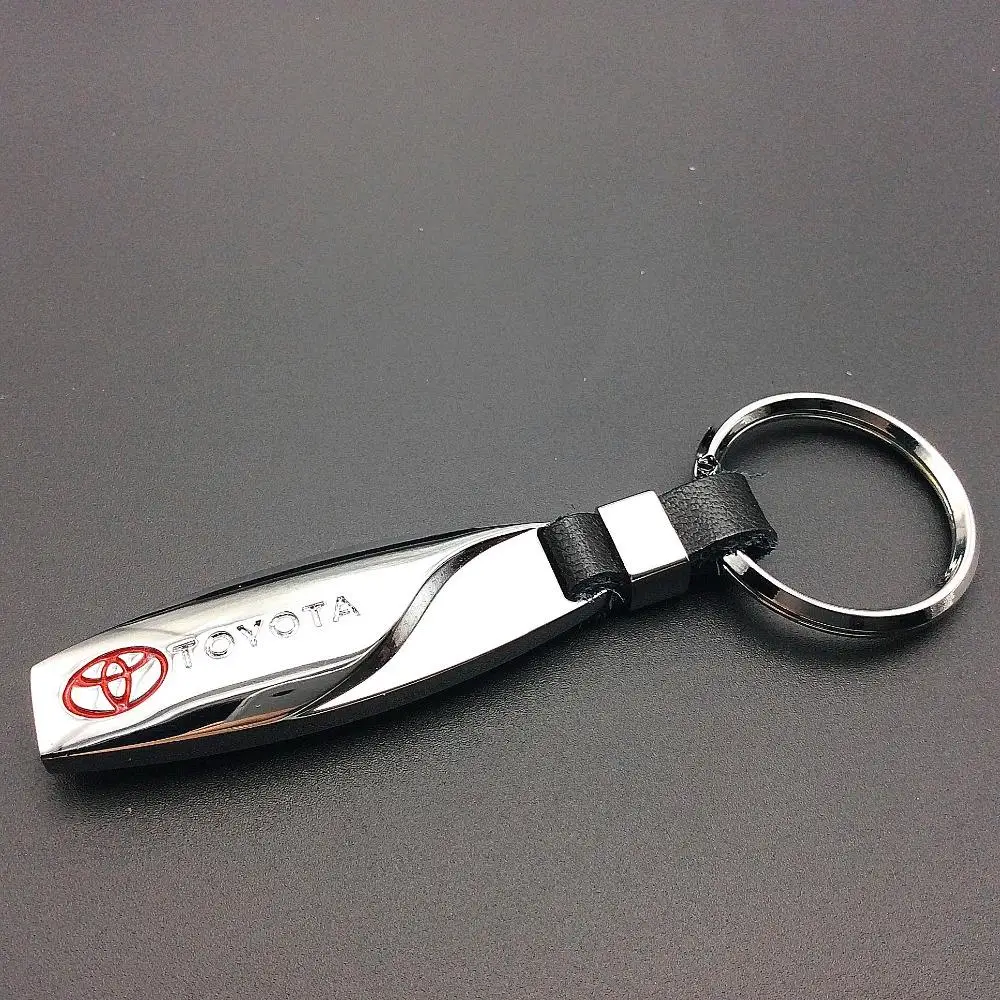 3D metal emblem car key logo keychain key ring car accessories for