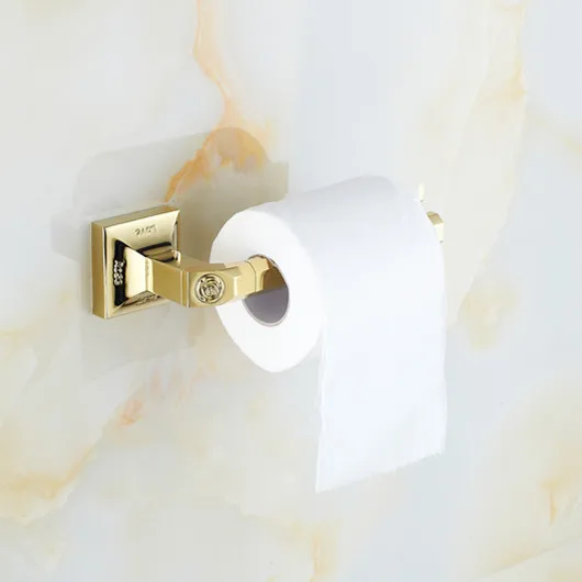 Bathroom Accessories Gold Toilet Paper Holder With Love Roll Bathroom Accessories Gold Toilet Paper Holder With Love Roll Tissue Solid Br Products In Holders From Home