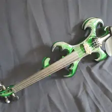 Дизайн Crazy-4 песни Art Streamline 4/4 Электрический Скрипки, зеленый цвет