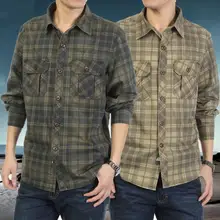 Клетчатая сорочка Homme Manche Longue повседневные карго мужские рубашки с длинным рукавом мягкие удобные дышащие военные джип богатый бренд