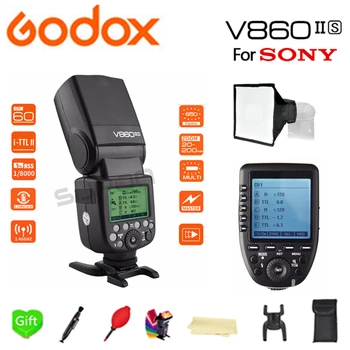 

Paypal Accpect, Godox V860II-S E-TTL HSS 1/8000s Li-ion Battery Speedlite Flash + XPRO-S Transmitter for Sony DSLR Camer