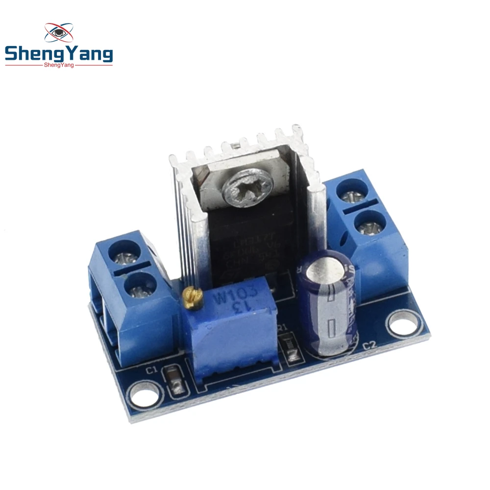 

LM317 DC-DC Converter Buck Step Down Circuit Board Module Linear Regulator LM317 Adjustable Voltage Regulator Power Supply