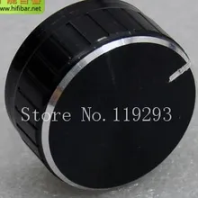 [BELLA] Ручка потенциометра Черная кружевная алюминиевая ручка диаметром 17 мм 26 мм 26*17мм-100 шт/партия