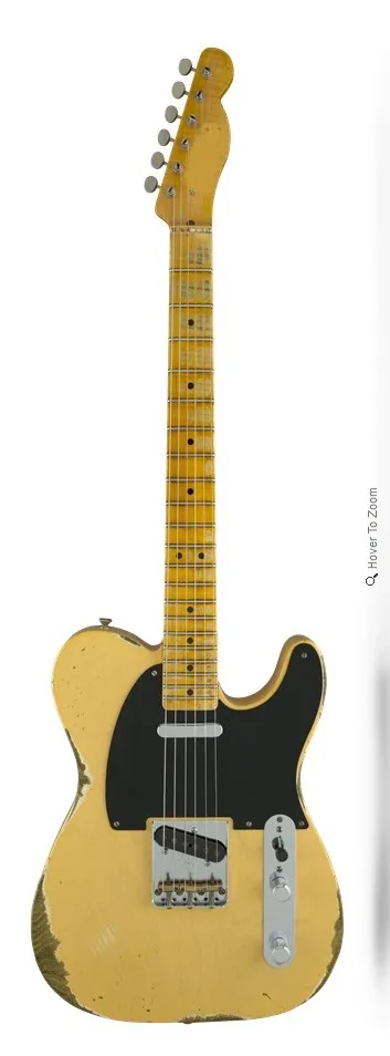 

In Stock 1951 Heavy Relic tele electric guitar ,handwork,2pcs ash body