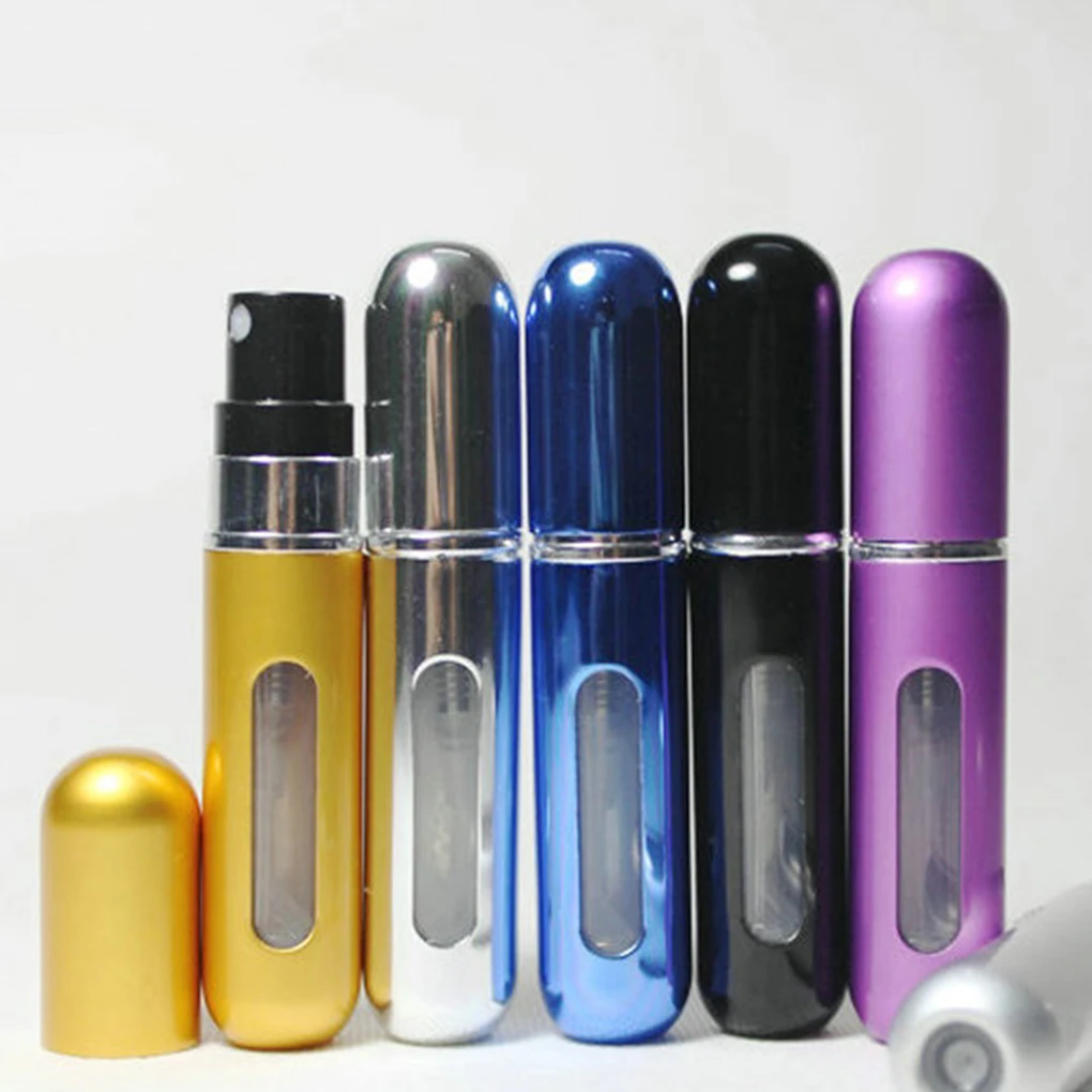 5ml Portable Mini Refillable Perfume Bottle With Spray Empty Cosmetic Containers Travel Perfume Sprayer Bottle