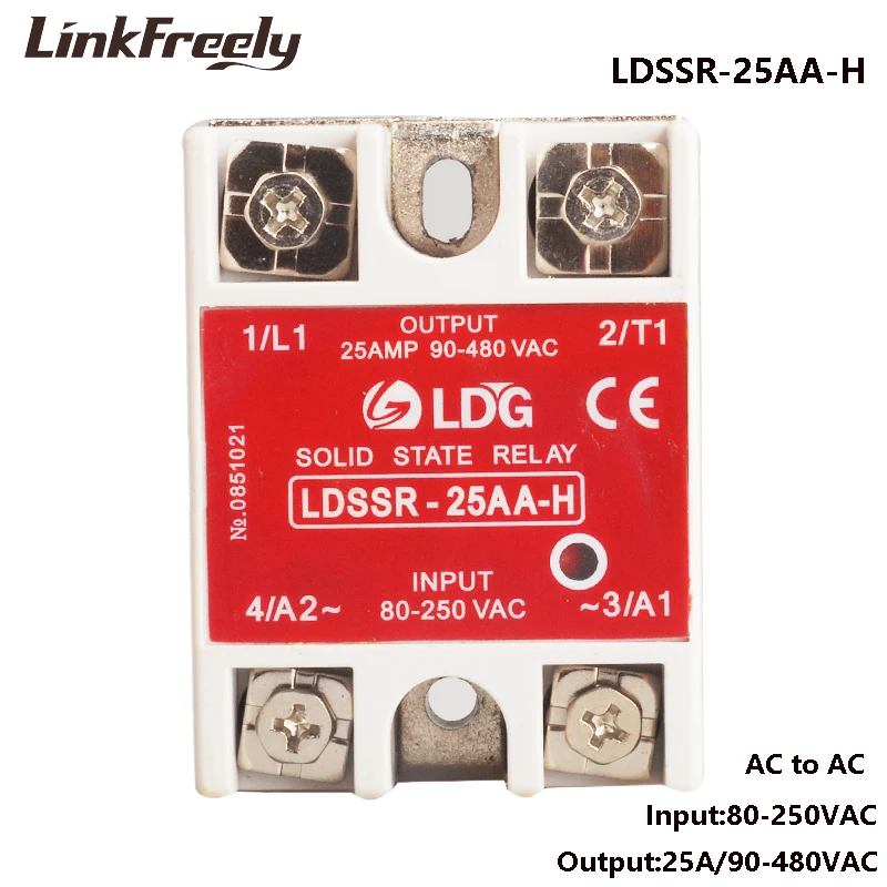 SSR-25AA-H 10 шт. 25A 220 В реле твердотельный вход 80-в | Обустройство дома