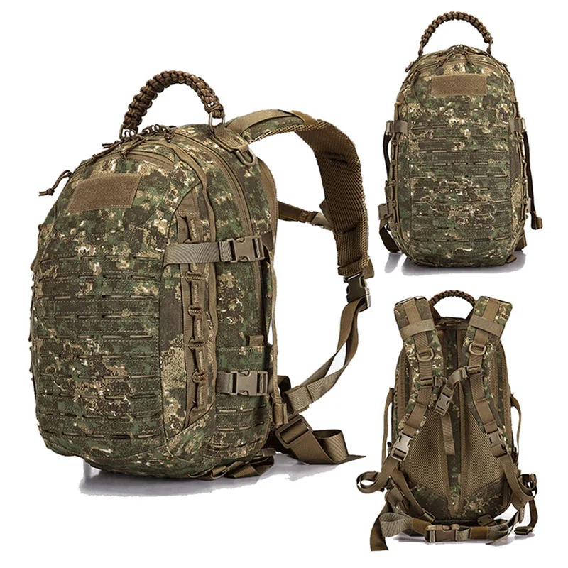 Bolsa de Caça ao ar Corte a Laser Tático Militar Mochila Caminhadas Livre Edc Engrenagens Molle Amigos Bolsa 25l Esporte Acampamento Mod. 1257085 28 Tático militar mochila caminhadas saco de caça