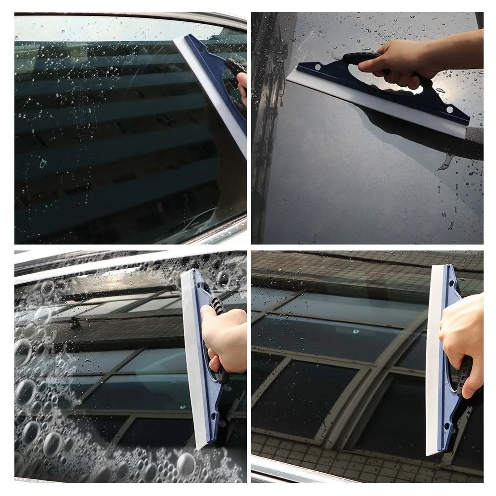 Легкий вес силиконовый домашний автомобильный стеклоочиститель с лезвием для мытья стекла для мытья душа сушить ваш автомобиль аксессуары De Coche# T2