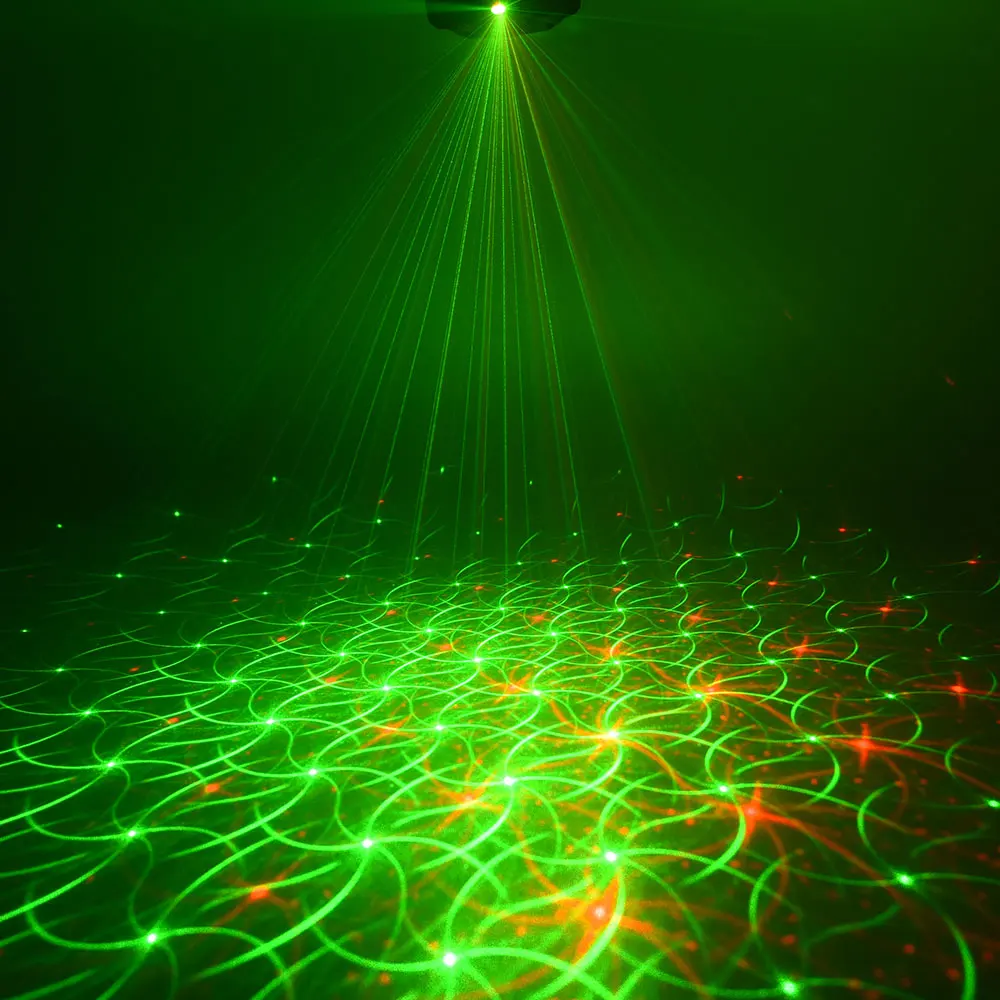 Фонарь для дискотеки DJ танца Lumiere с голосовым управлением 8 режимов пультом