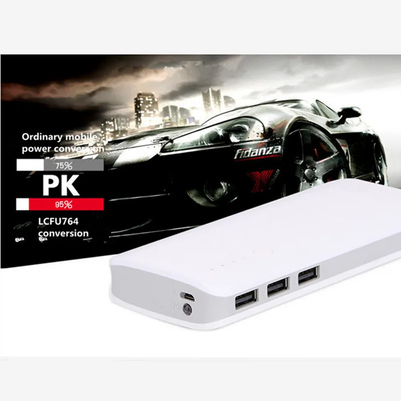 Цветовой контраст 8000 мАч Аккумуляторная Резервного Bateria Powerbank Универсальная