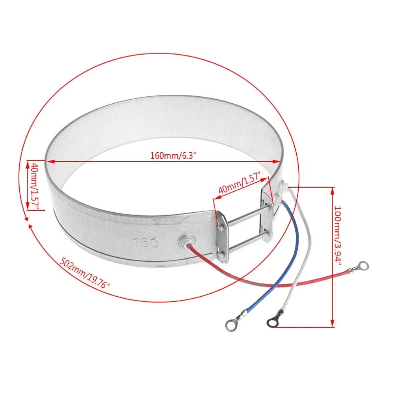 MEXI 160 мм тонкополосный нагревательный элемент 220 в 750 Вт для бытовых электроприборов