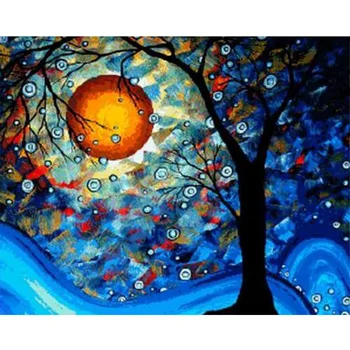 

Autumn morning 5d Cross Stitch Diy Diamond Painting Rhinestones Embroidery Resin Set Canvas Craft Mosaic Handicraft K167