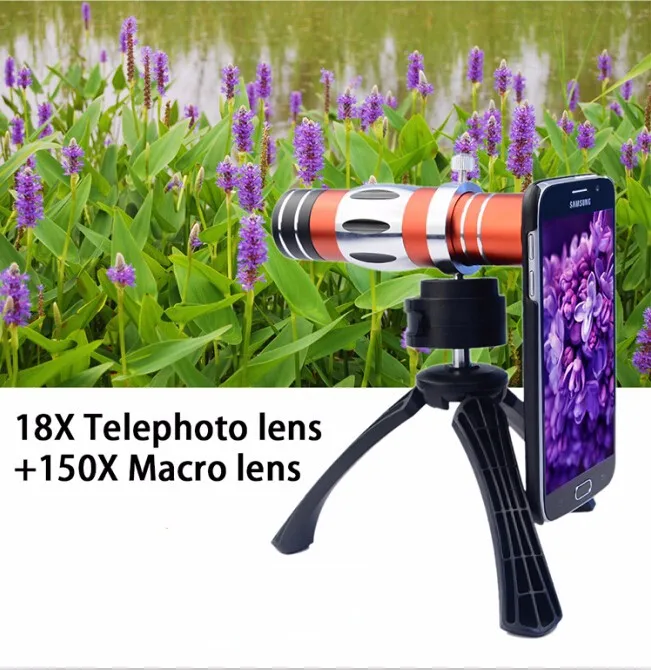 18x telephoto lens
