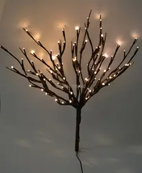 Бесплатная доставка филиал свет 20 "100LED Рождественская вечеринка свадебное украшение дома свет предварительно освещенный веточка свет