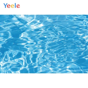 

Yeele Blue Water Swimming Pool Party Summer Holiday Photography Backgrounds Customized Photographic Backdrops for Photo Studio