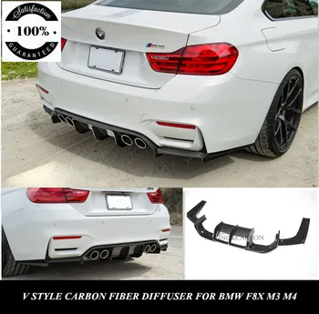 

F80 F82 M3 M4 DIFFUSER-V STYLE CARBON FIBER DIFFUSER VALANCE FOR BMW F80 F82 M3 M4 NICE FITMENT&QUALITY!
