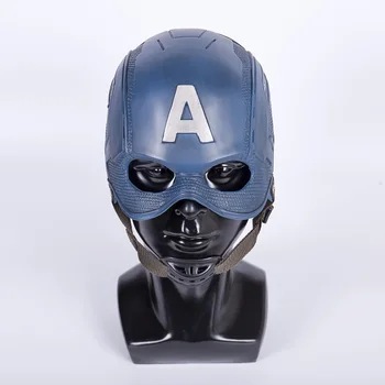 

2018 Movie Superhero Helmet Captain America Civil War Helmet Mask Cosplay Steven Rogers Halloween Helmet For Collection