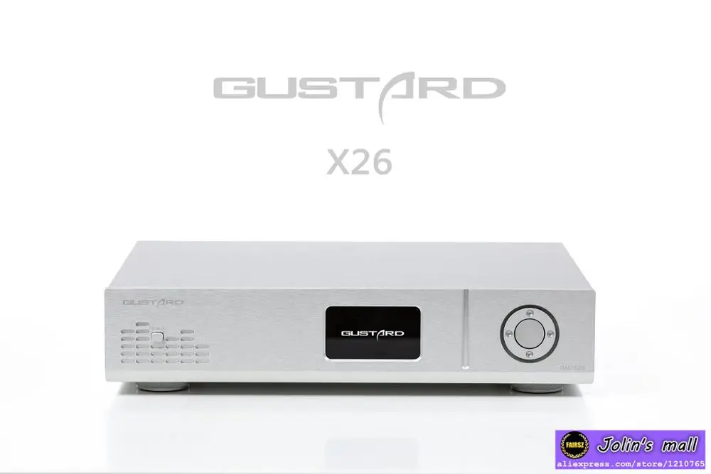 GUSTARD DAC-X26 DAC двойной ES9038PRO цифровая обработка сигналов, фазовая подстройка частоты родный сбалансированный декодер PCM768K DSD512 SPDIF AES декодер dop