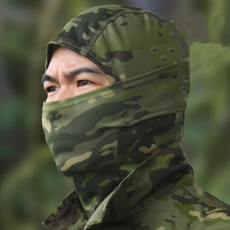 

Multicam Balaclava Tactical Airsoft Hunting Outdoor Military Motorcycle Ski Cycling Protection Neck Cap Hat Cover Full Face Mask