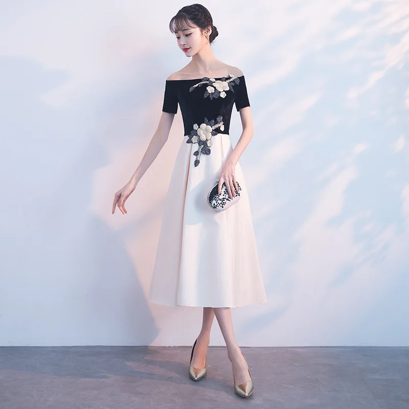 Fashion Evening Dresses For Women Elegant A-Line Prom dresses Lace Appliques Wedding Guest Dress Party Gown Vestidos DS65 (6)