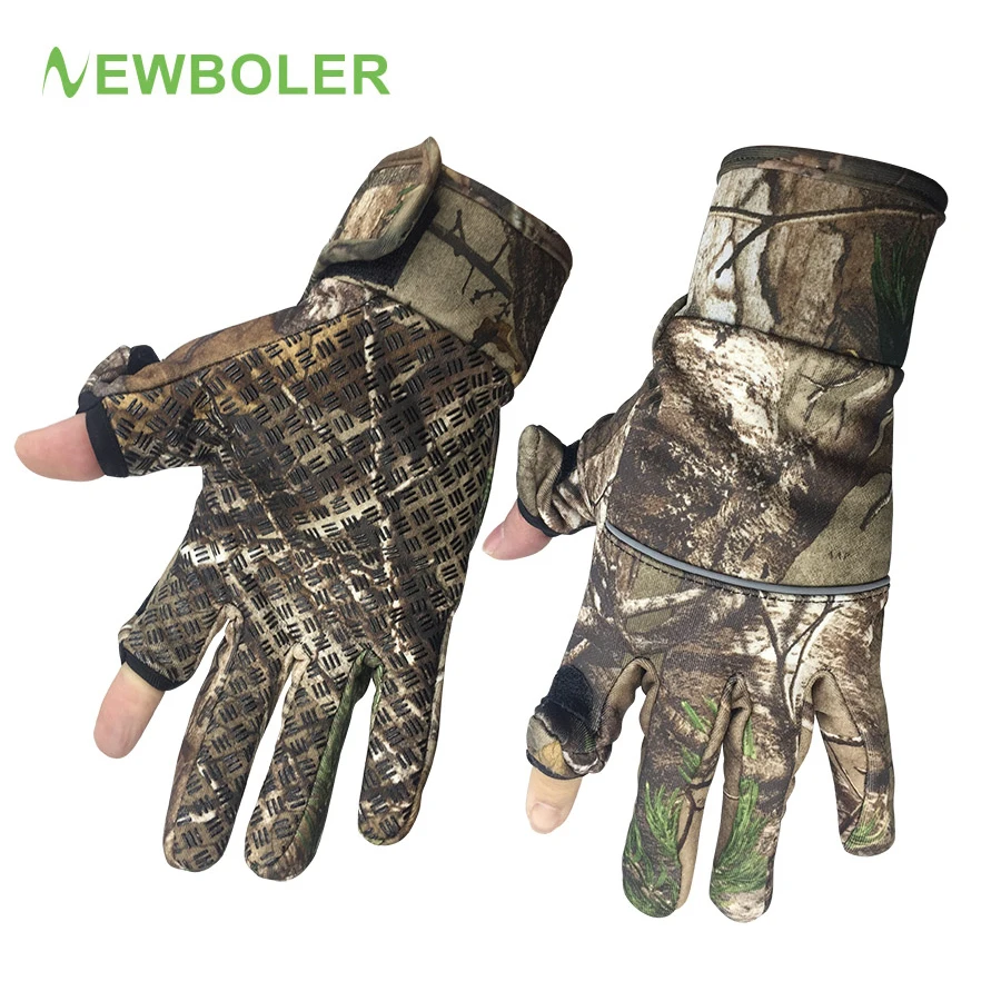 Buy Winter Fishing Gloves Camouflage Full/2 Half