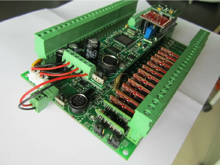 Plc программируемый контроллер FX2N 40MR 40MT 8AD 4DA 20 вход 20 выход RS232 и RS485 Реле PLC от GX разработчика лестницы