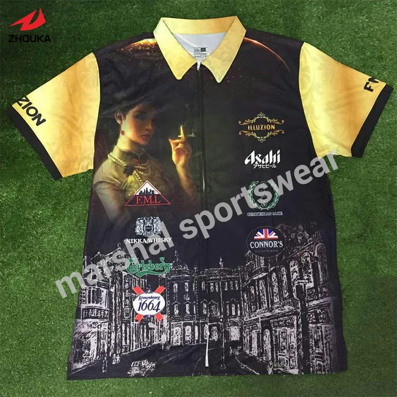 

Customized professional wholesale 2019 New Shoot Darts Men's T Shirt Customizing Make Your Design Color Shooting Shirt for adul
