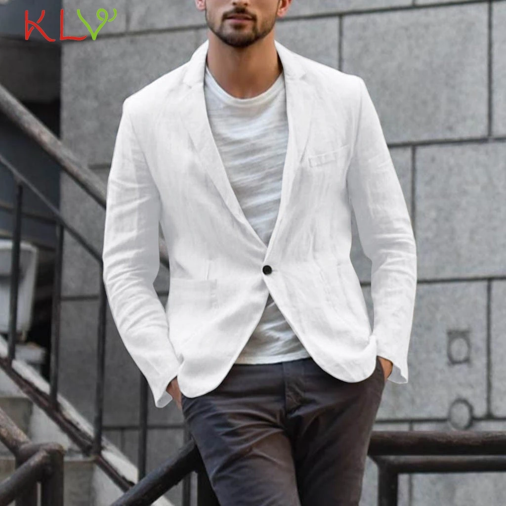 mens off white blazer