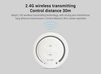 

FUT087 2.4G Wireless Touch Dimming Remote Controller Adjust Brightness LED Dimmer For Mi light Products